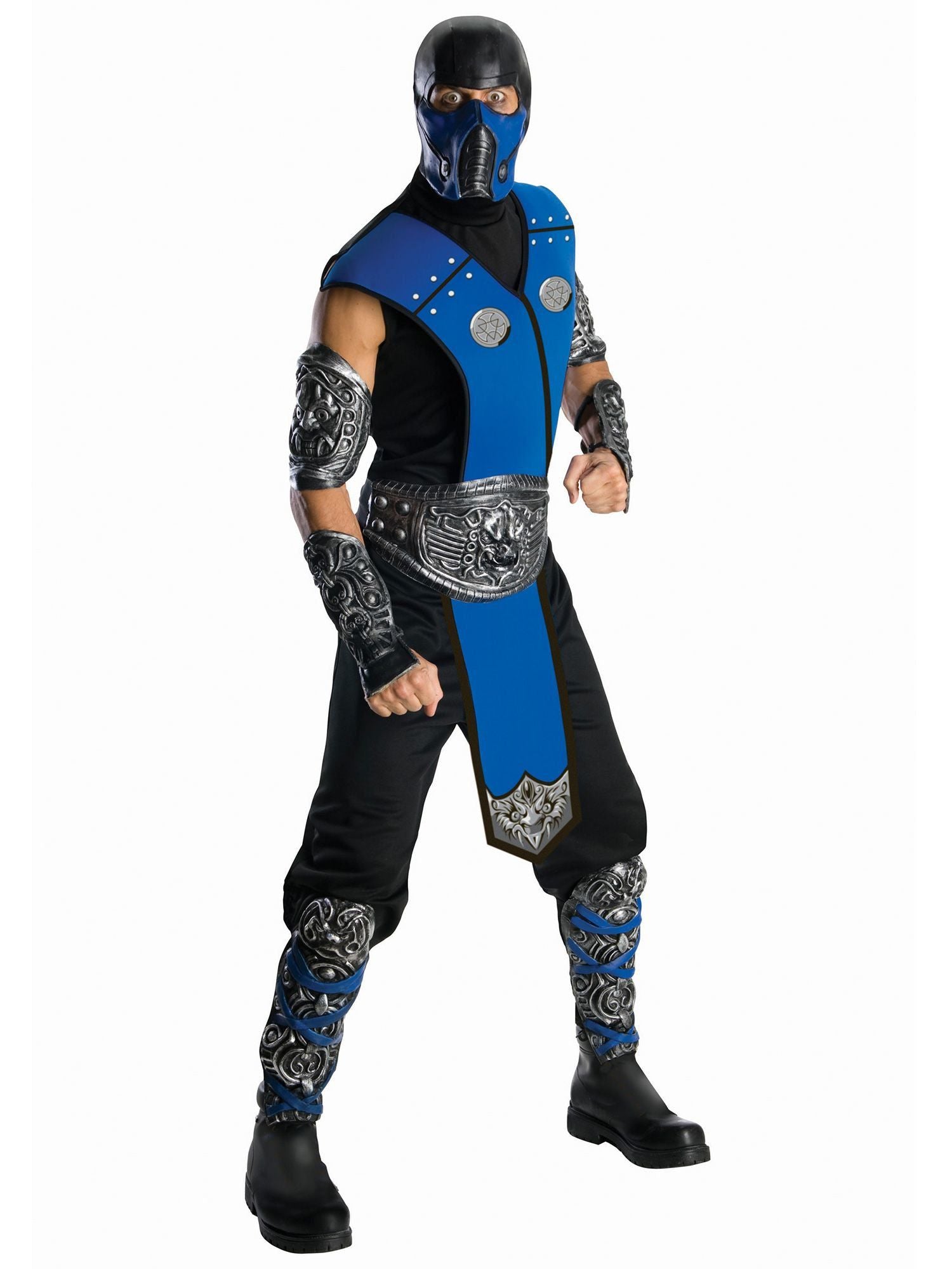 Men's Mortal Kombat Sub Zero Costume - Deluxe - costumes.com