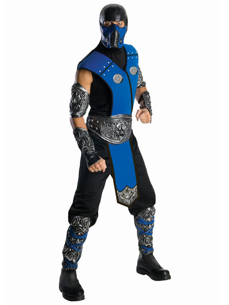Men's Mortal Kombat Sub Zero Costume - Deluxe