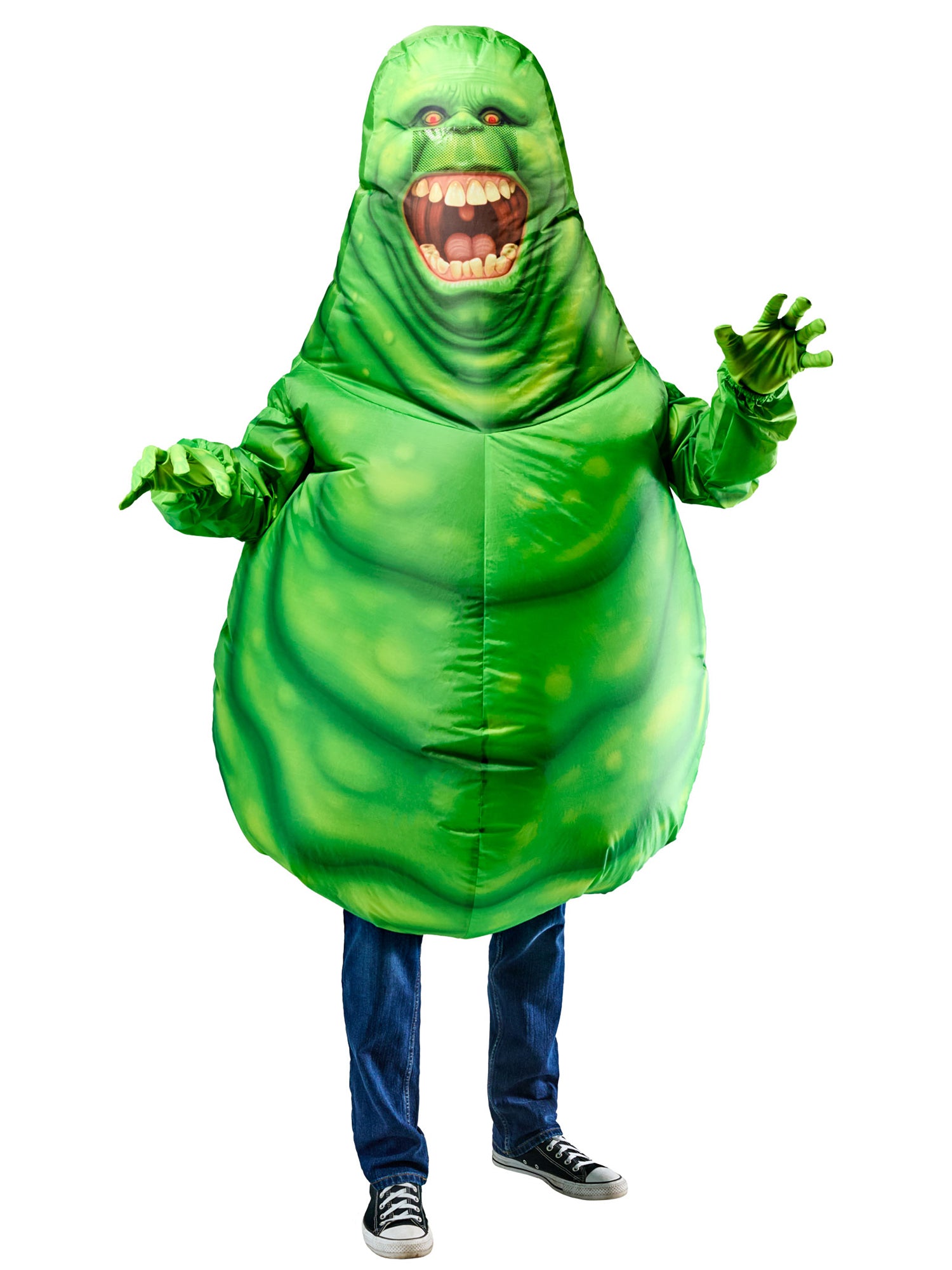 Adult Ghostbusters Classic Slimer Inflatable Costume - costumes.com
