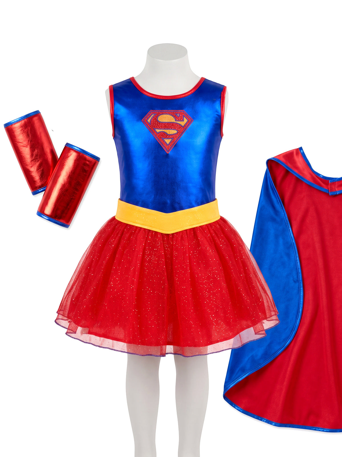 Girls' Supergirl Tutu Costume - costumes.com