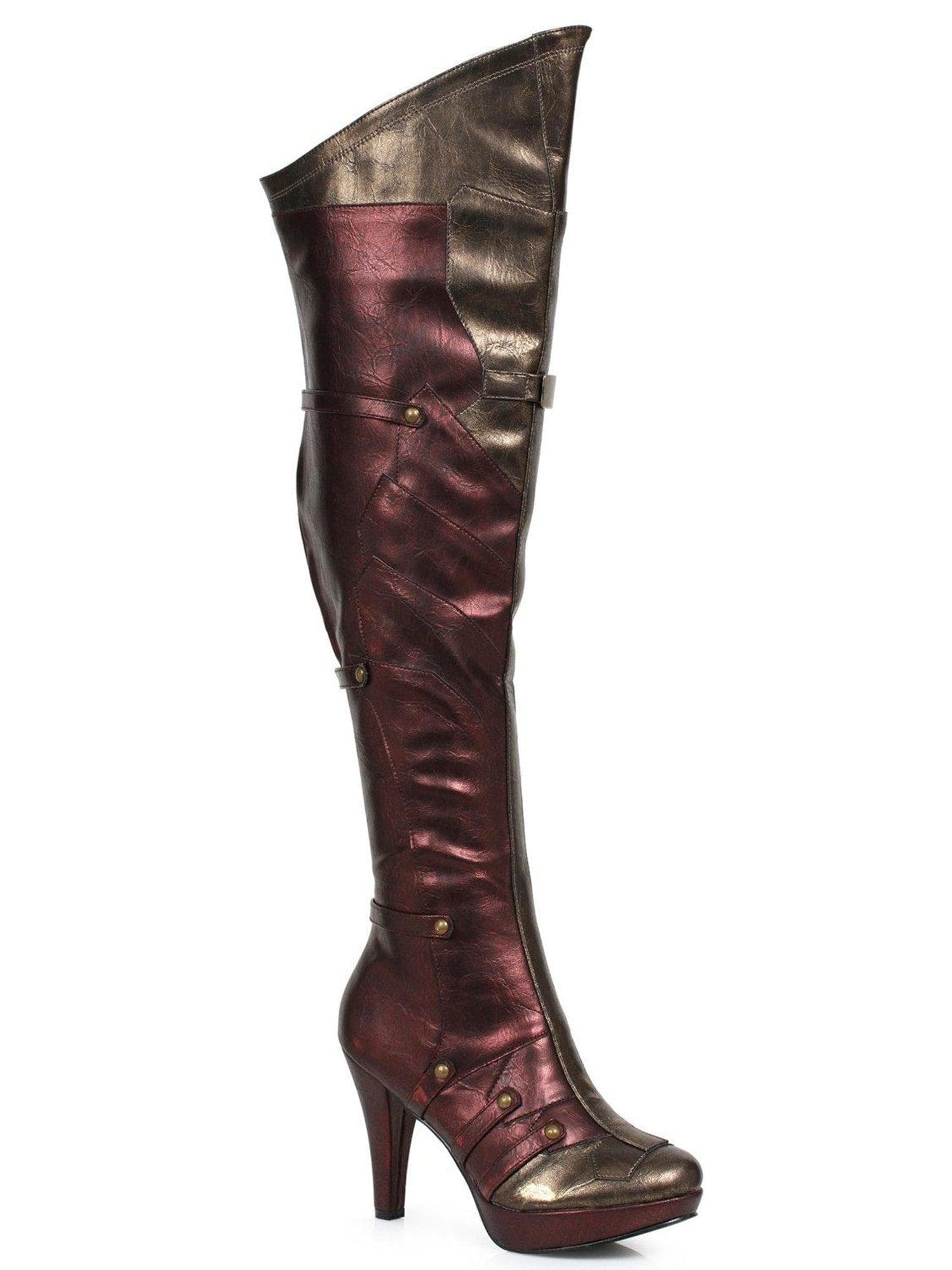 Adult Thigh High Superhero Boots - costumes.com