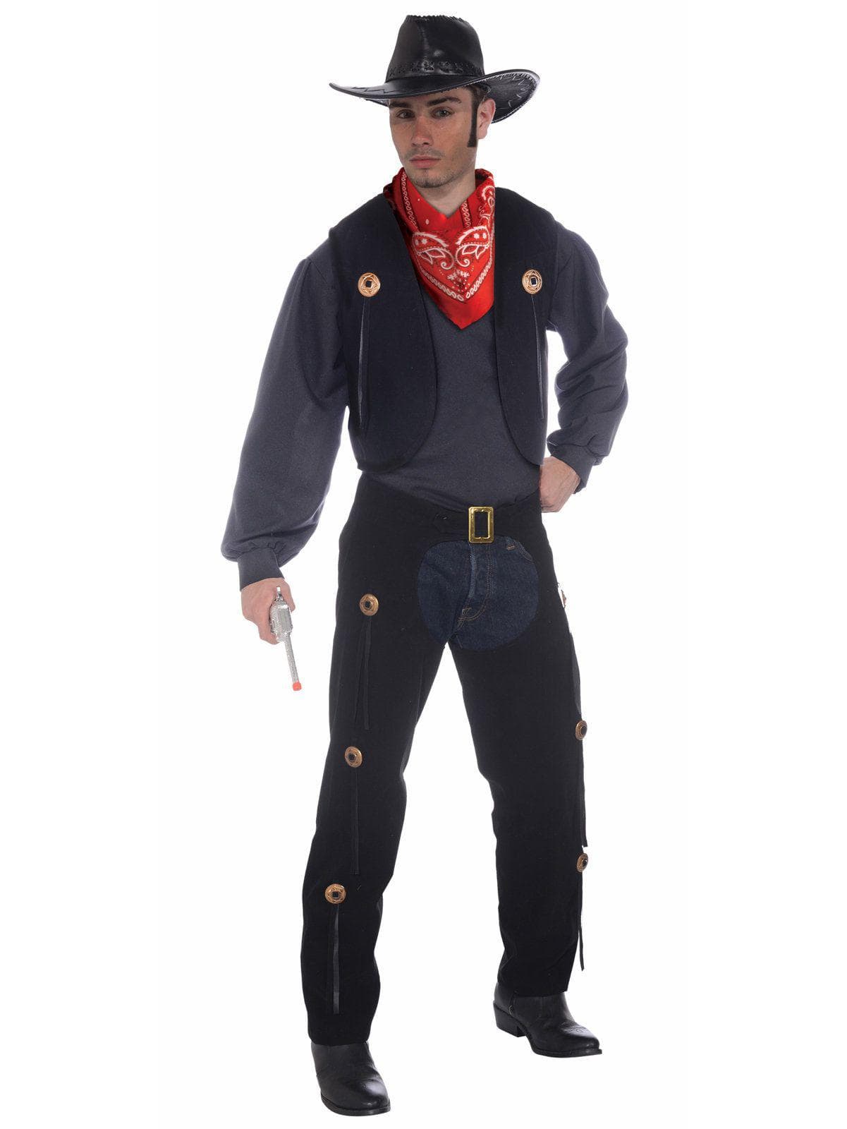 Adult Vest and Chaps Set Costume - costumes.com