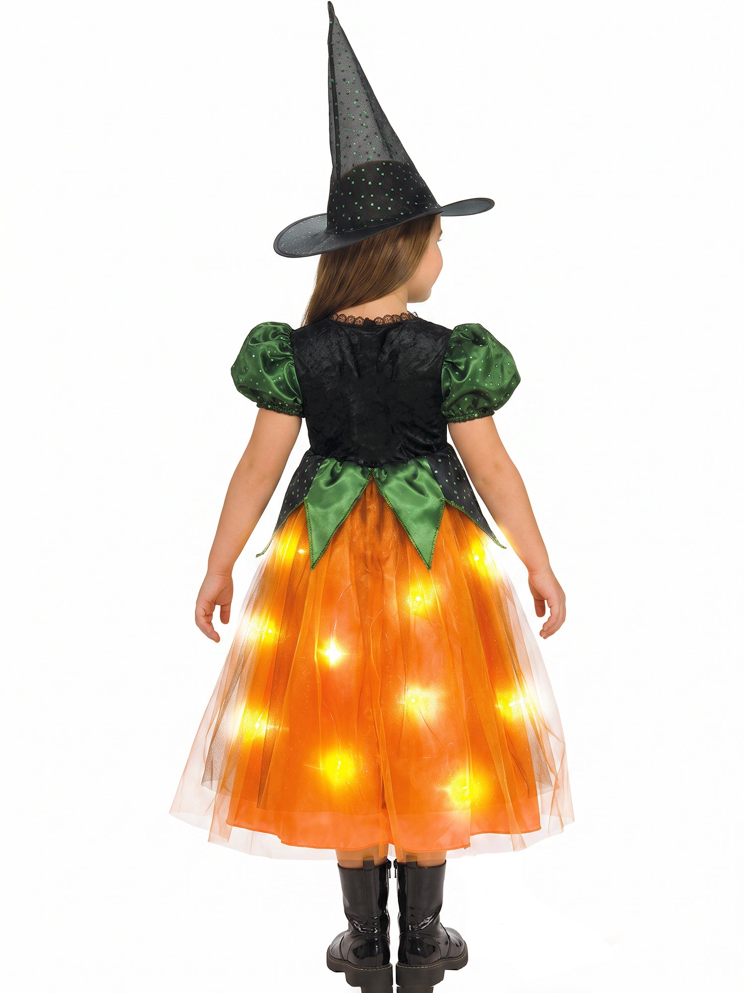 Girls' Light-Up Twinkle Witch Costume - costumes.com
