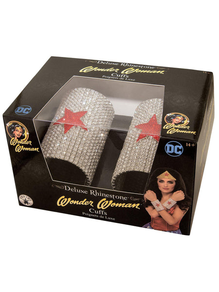 Women's Rhinestone DC Comics Wonder Woman Cuffs