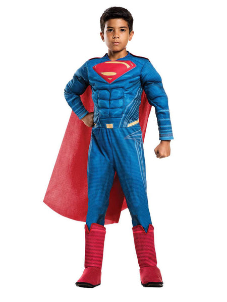 Boys' Justice League Superman Muscle Chest Costume - Deluxe