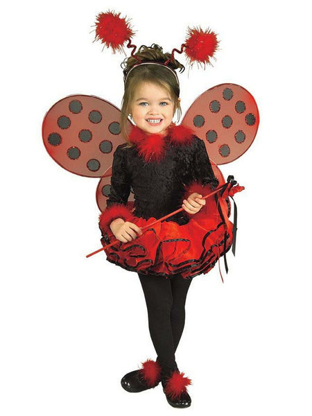 Girls' Cute Ladybug Tutu Costume - Deluxe