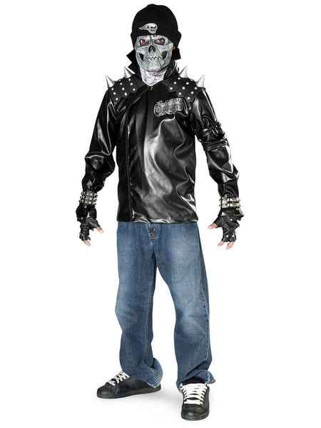 Adult Metal Skull Biker Costume