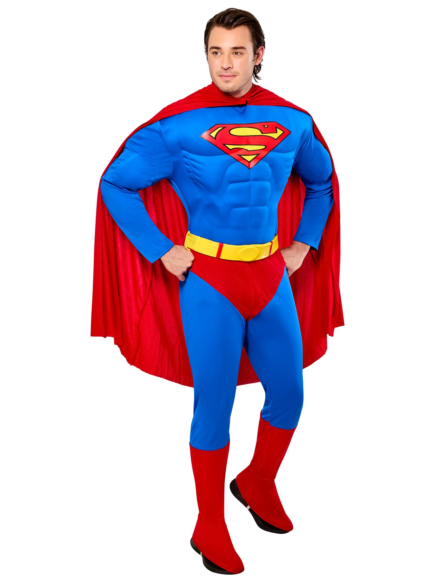 Men's DC Comics Superman Muscle Chest Costume - Deluxe - costumes.com
