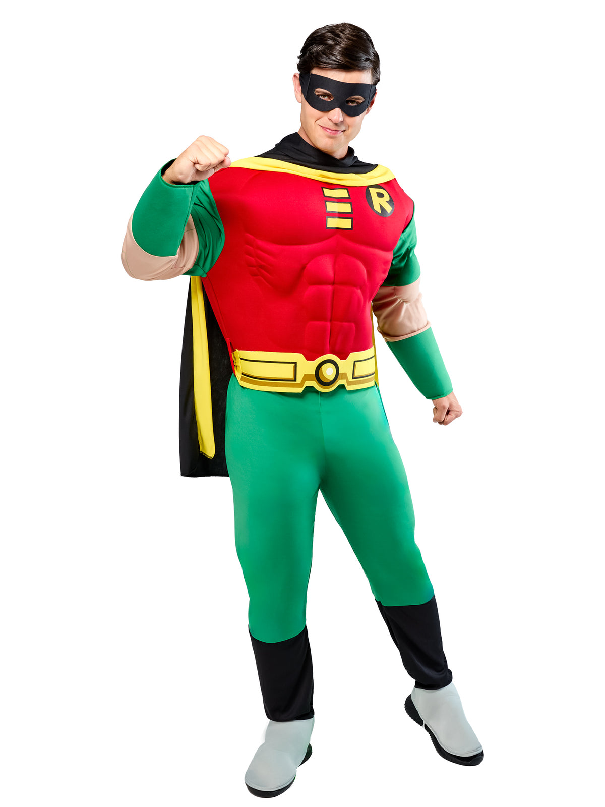 Men's Teen Titans Robin Muscle Chest Costume - Deluxe - costumes.com