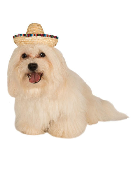 Straw Sombrero Pet Hat