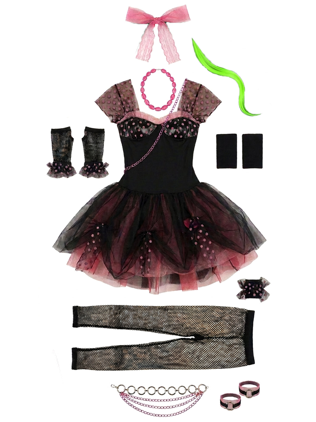 Women's 1980's Pop Diva Costume - costumes.com