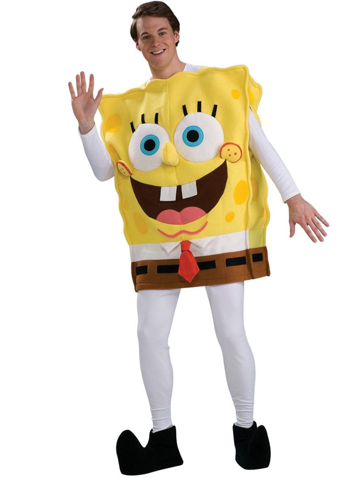 Adult Spongebob Squarepants Spongebob Deluxe Costume - costumes.com