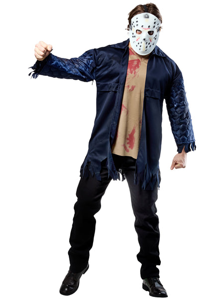 Men's Friday the 13th Jason Voorhee's Jacket and Mask - Deluxe