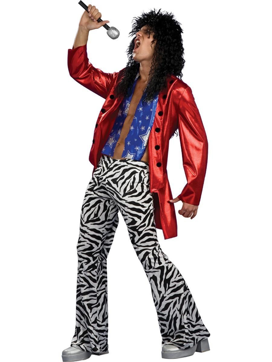 Men's 1980's Heavy Metal Rockstar Costume - costumes.com