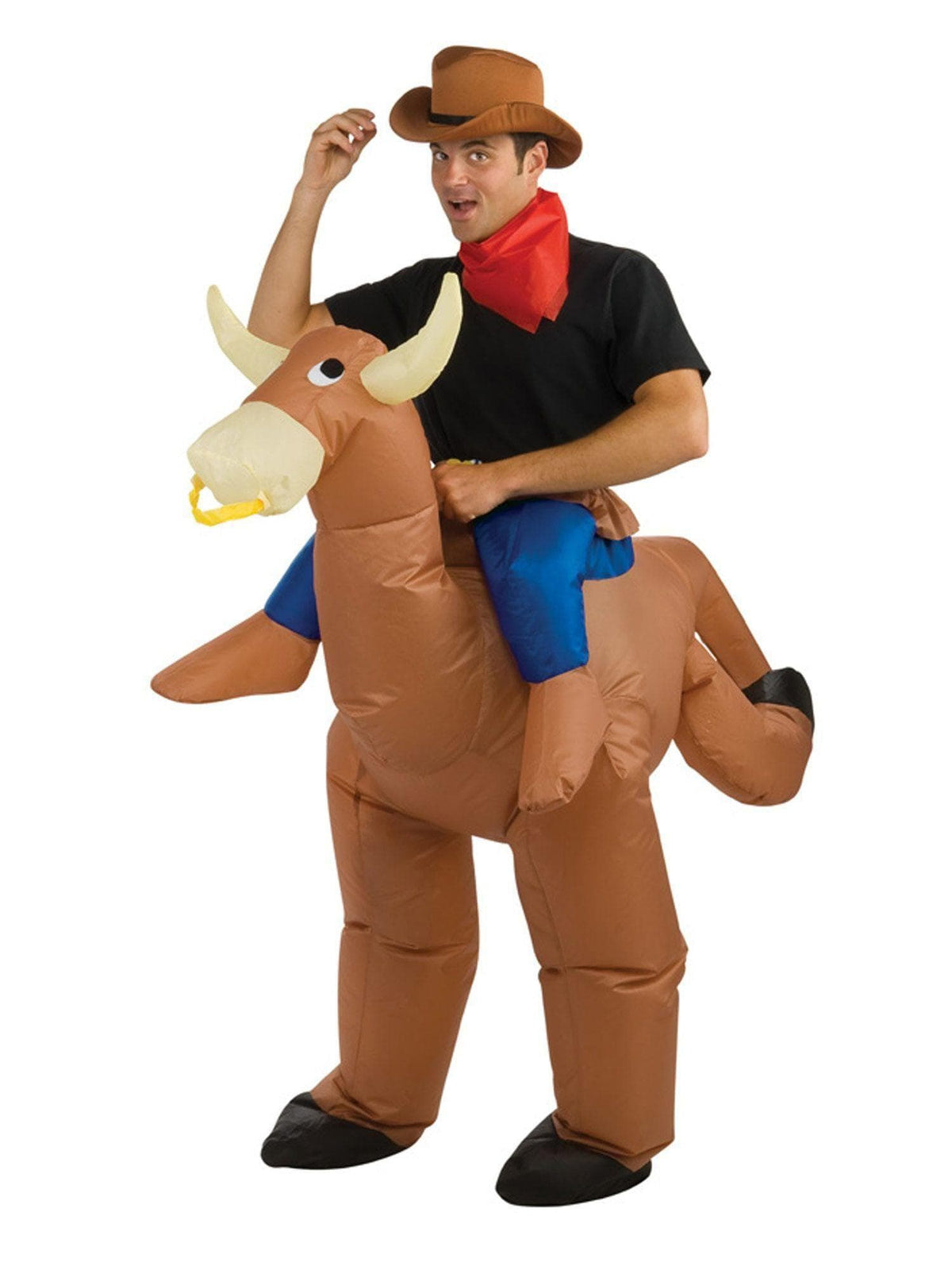 Adult Inflatable Bull Rider Costume