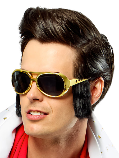 Adult Elvis Glasses with Sideburns