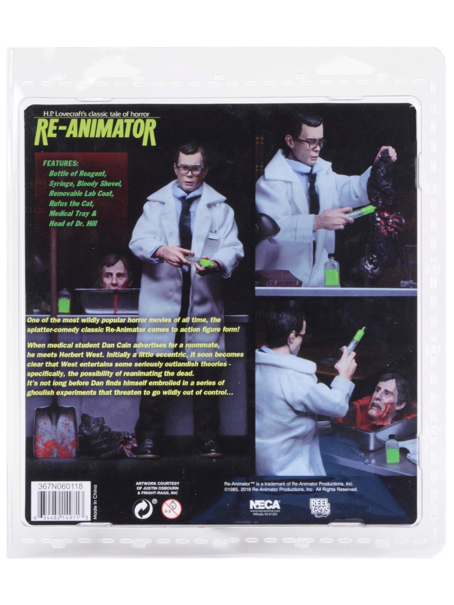 NECA - Re-Animator - 8" Clothed Action Figure - Herbert West - costumes.com