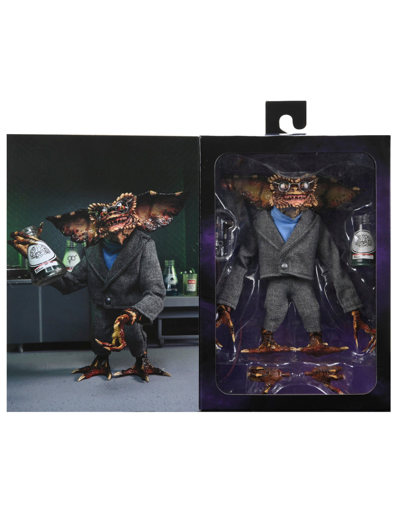 NECA - Gremlins 2 - 7" Scale Action Figure - Ultimate Brain Gremlin - costumes.com