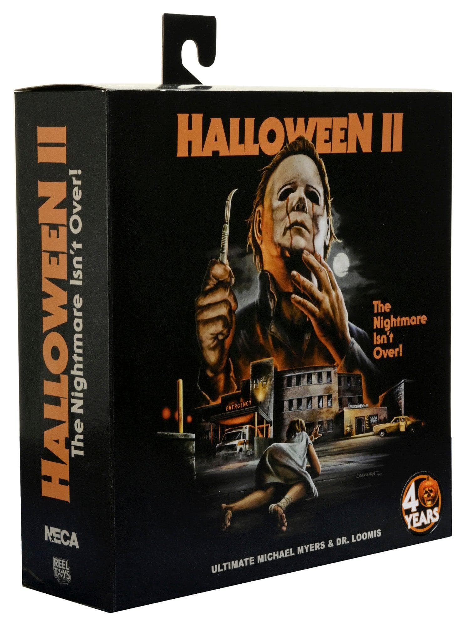 NECA - Halloween 2 - 7" Scale Action Figures - 40th Anniversary Ultimate Myers and Loomis 2 Pack - costumes.com