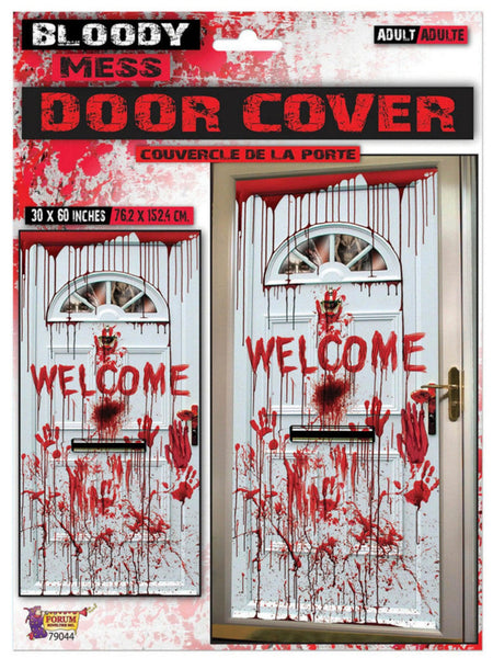 5 Foot Bloody Mess Welcome Door Cover Decoration
