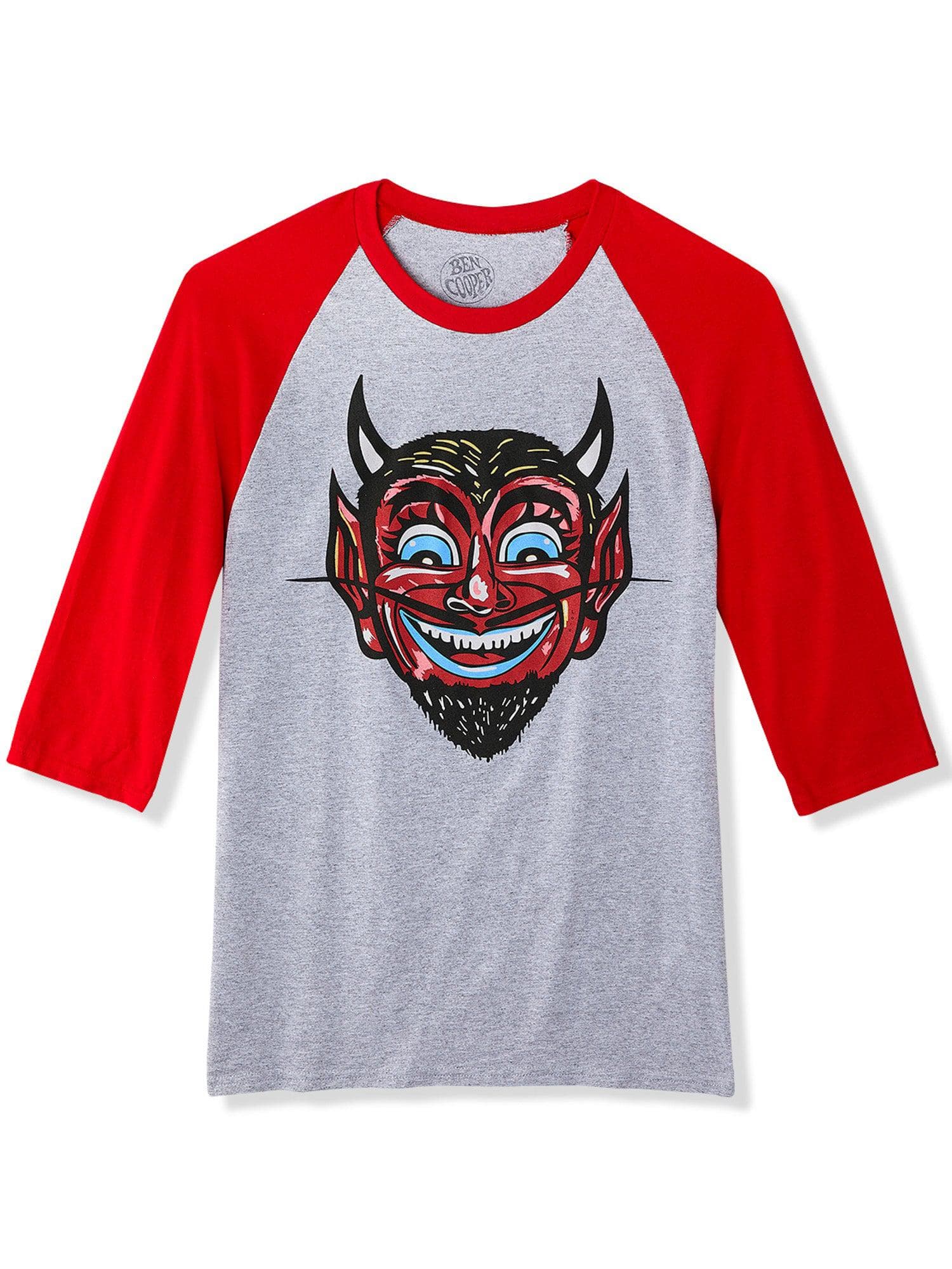 NECA - Ben Cooper Apparel - Devil Smiling Raglan Tee - costumes.com