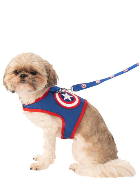 Avengers Captain America Pet Harness and Leash Set