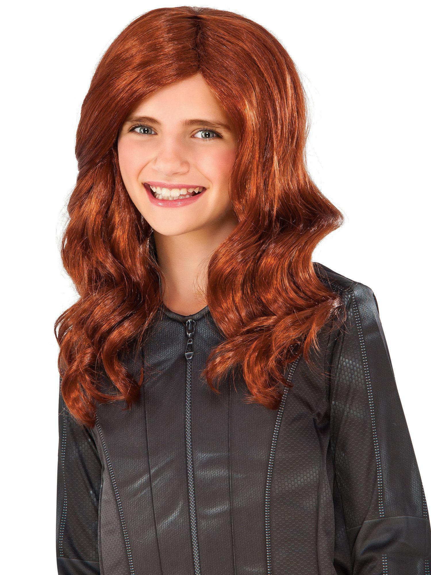 Girls' Captain America: Civil War Black Widow Wig - costumes.com