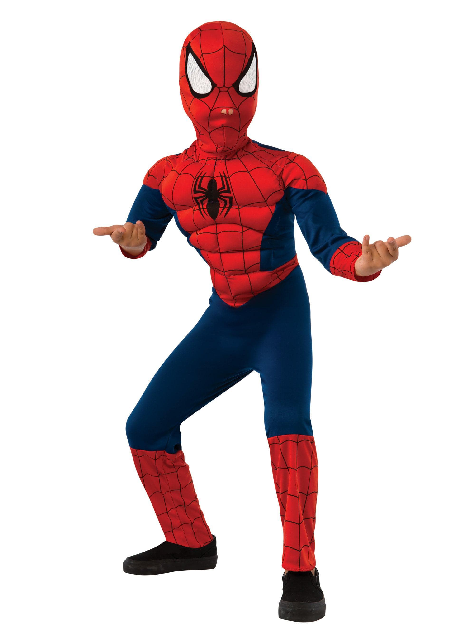 Kids Spiderman Spiderman Muscle Chest Costume - costumes.com