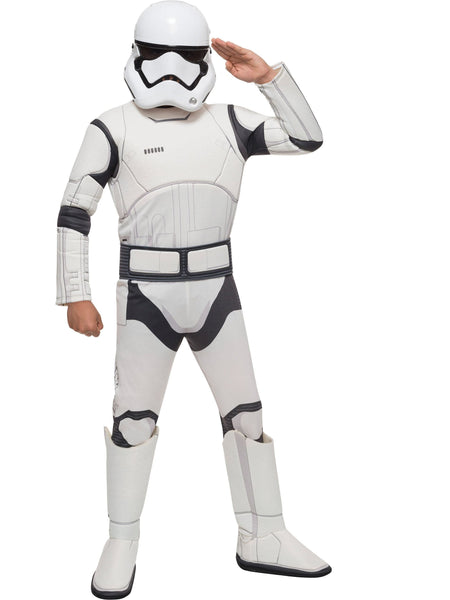 Kids The Force Awakens Stormtrooper Deluxe Costume