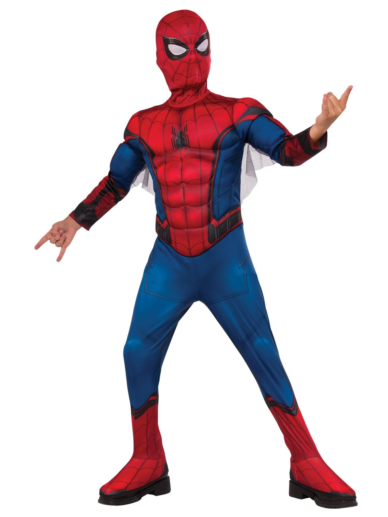 Kids Spider-Man Homecoming - Spider-Man Muscle Chest Costume - costumes.com