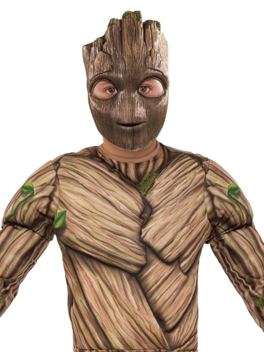 Kids Guardians Of The Galaxy Groot Deluxe Costume - costumes.com