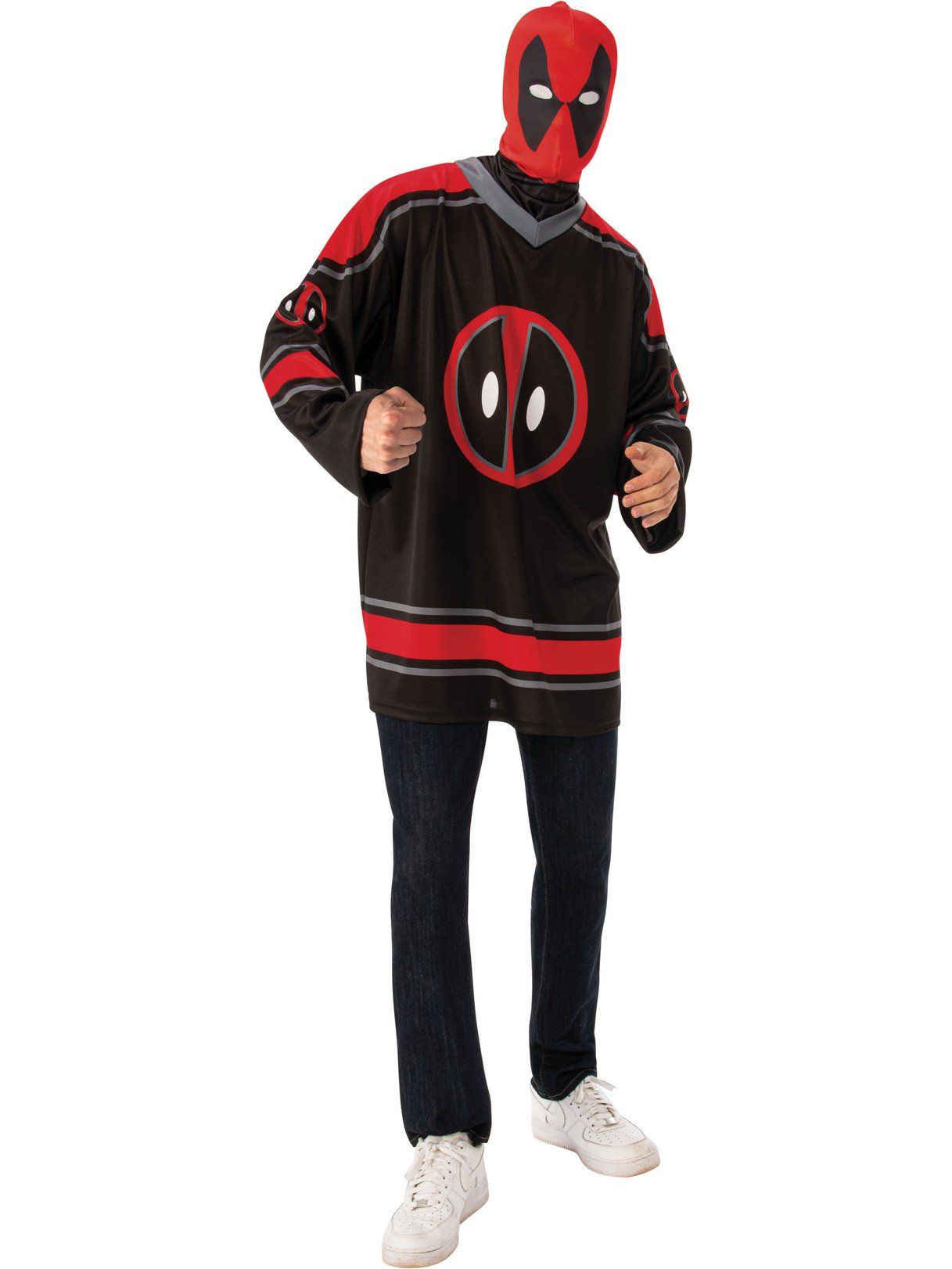 Deadpool Hockey Jersey Adult Costume - costumes.com