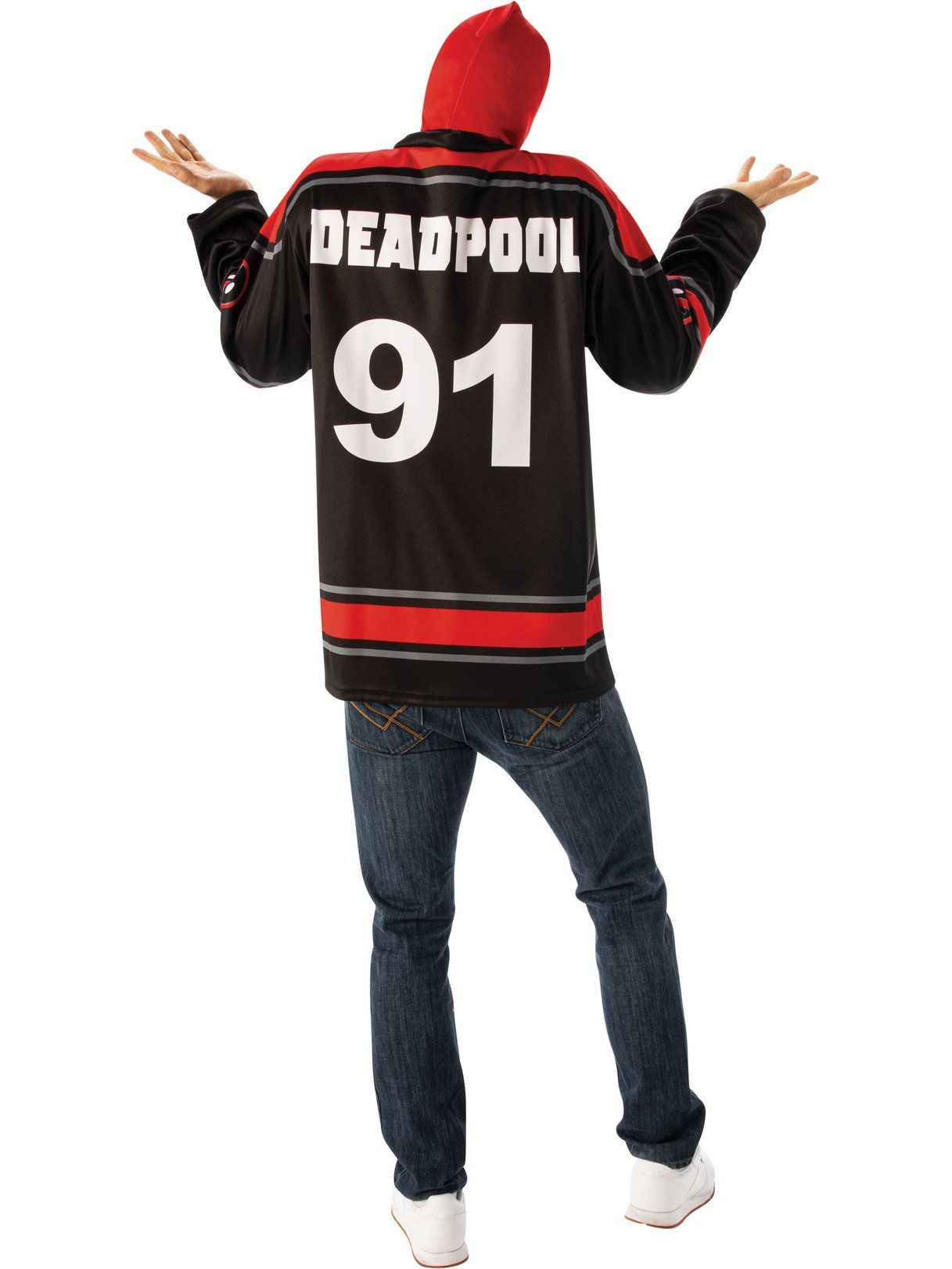 Deadpool Hockey Jersey Adult Costume - costumes.com