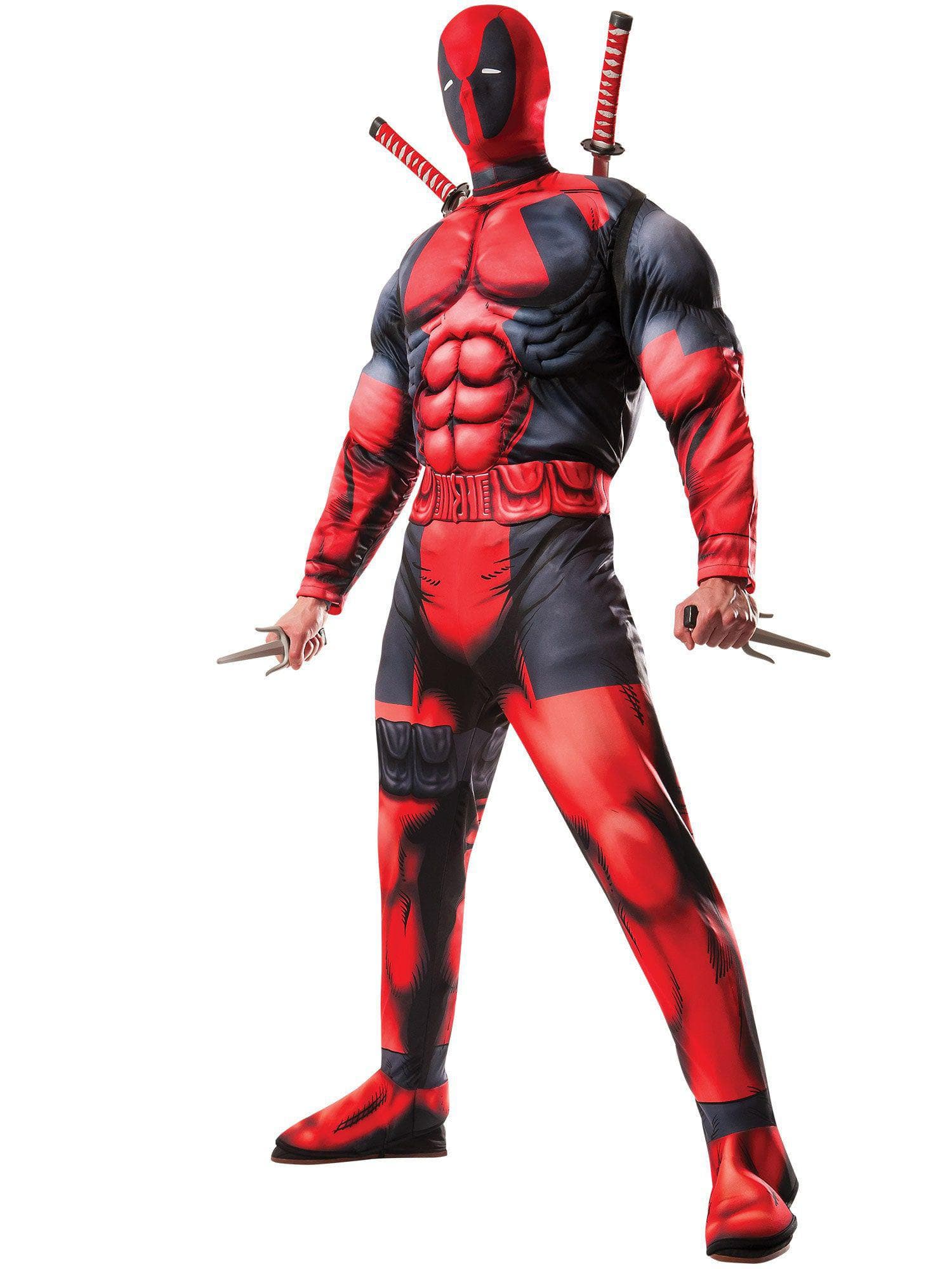 Adult Deadpool Deadpool Deluxe Muscle Chest Costume - costumes.com
