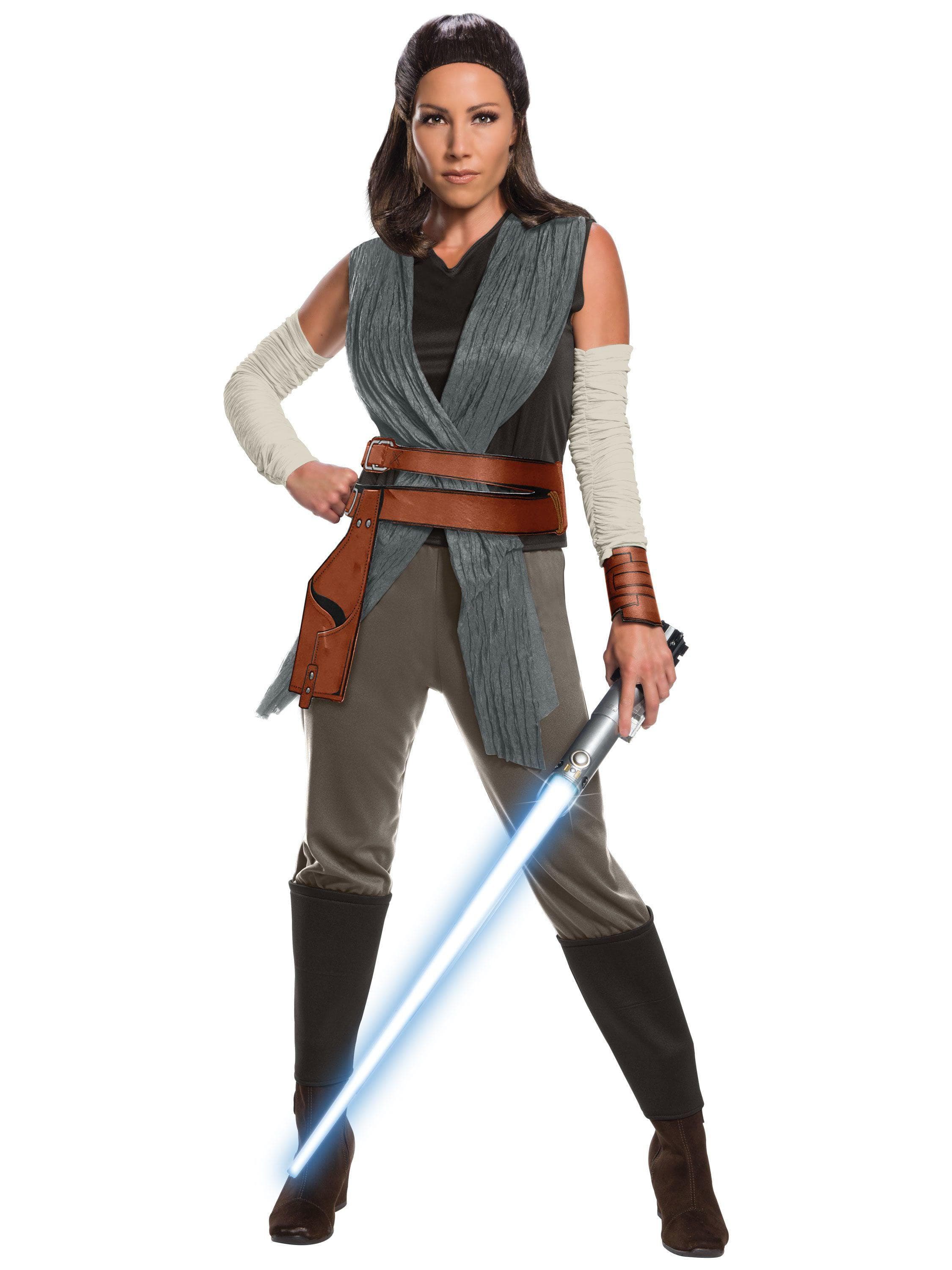 Adult The Last Jedi Rey Deluxe Costume - costumes.com
