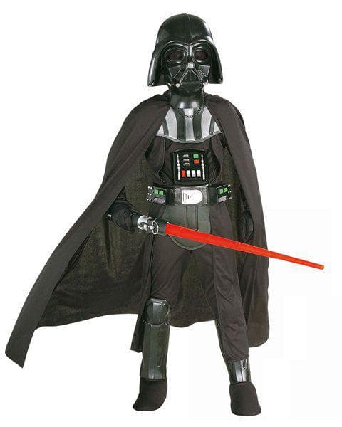 Kids Classic Star Wars Darth Vader Deluxe Costume - costumes.com