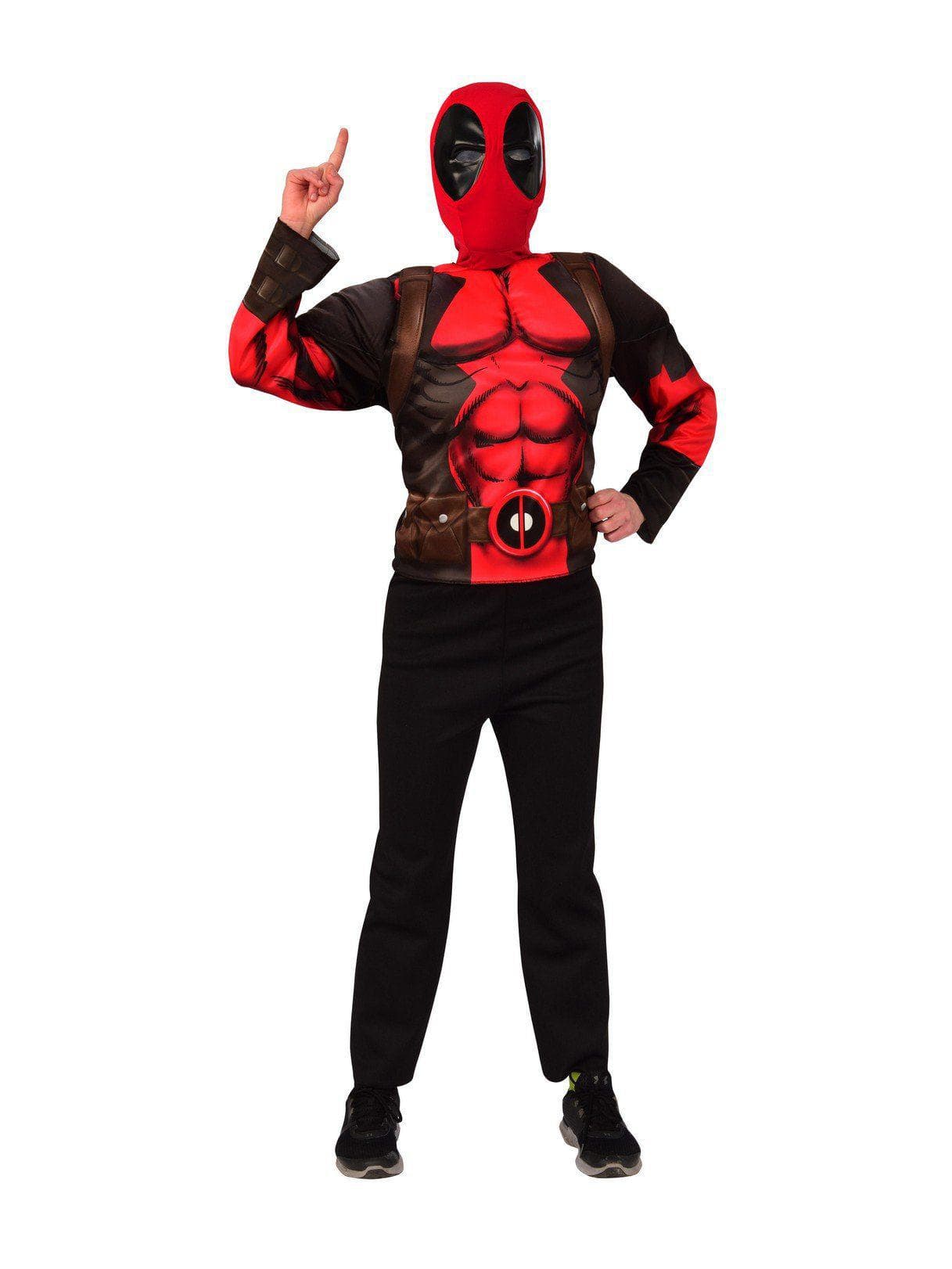Adult Deadpool Deadpool Deluxe Top Set - costumes.com