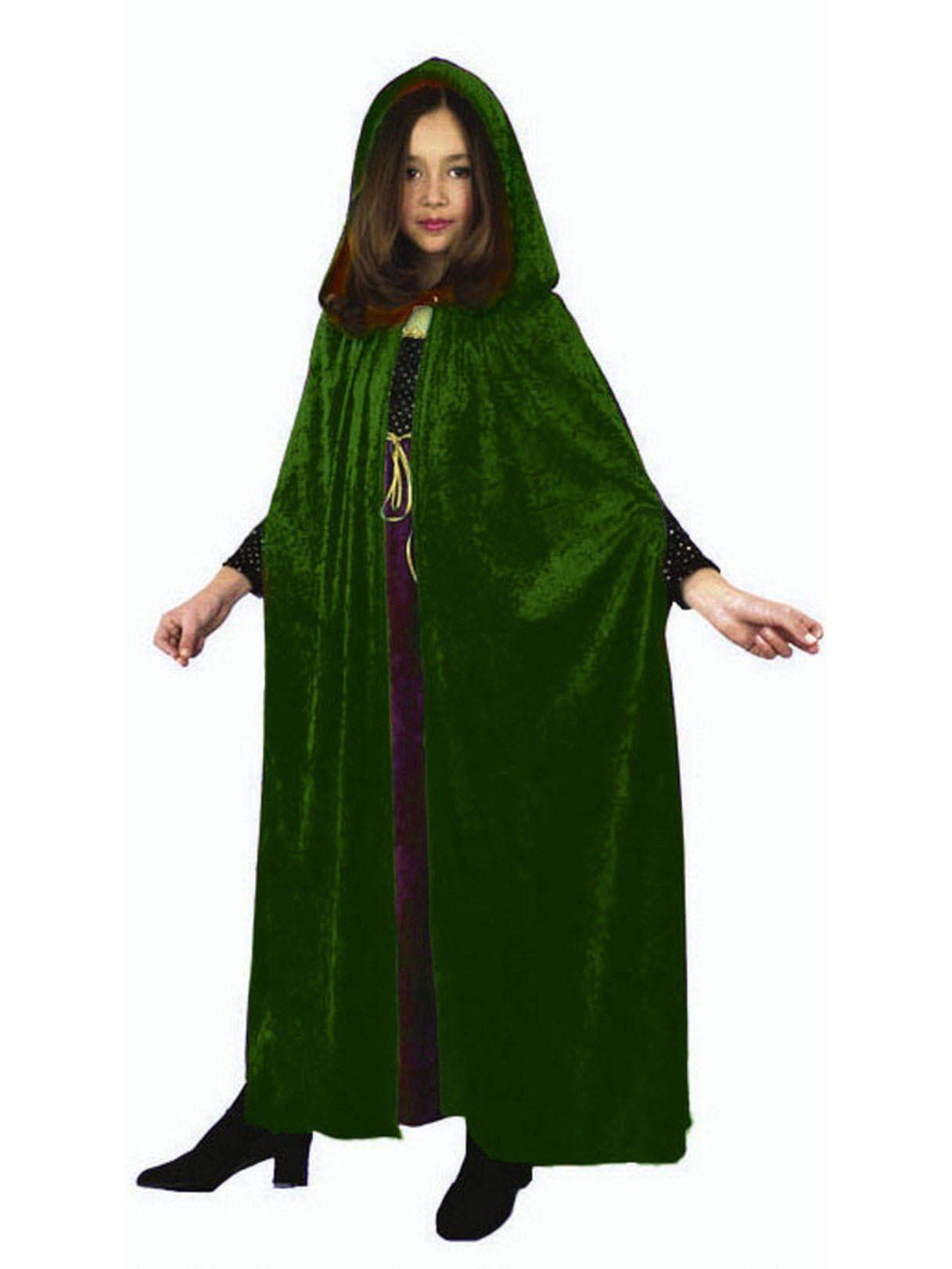 Kid's Velvet Vampire Cloak Costume - costumes.com