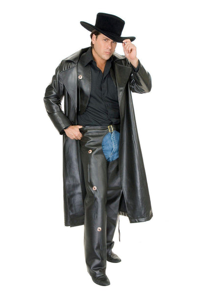 Adult Range Rider Leather Costume