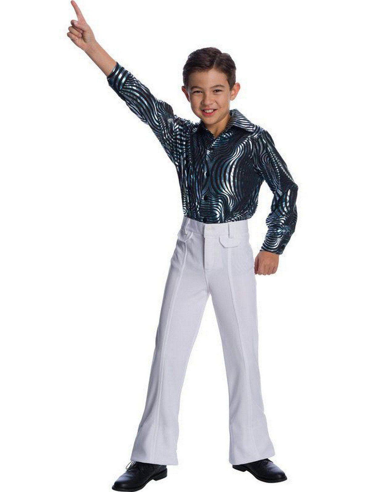 Kid's White Disco Pants Costume - costumes.com