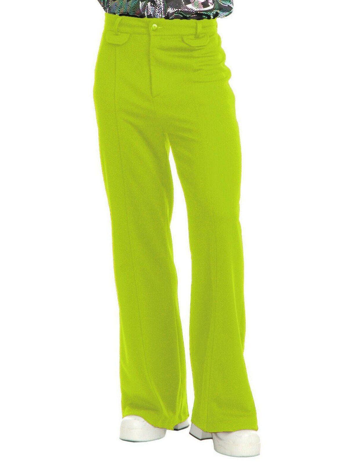 Adult Disco Pants Lime Costume - costumes.com