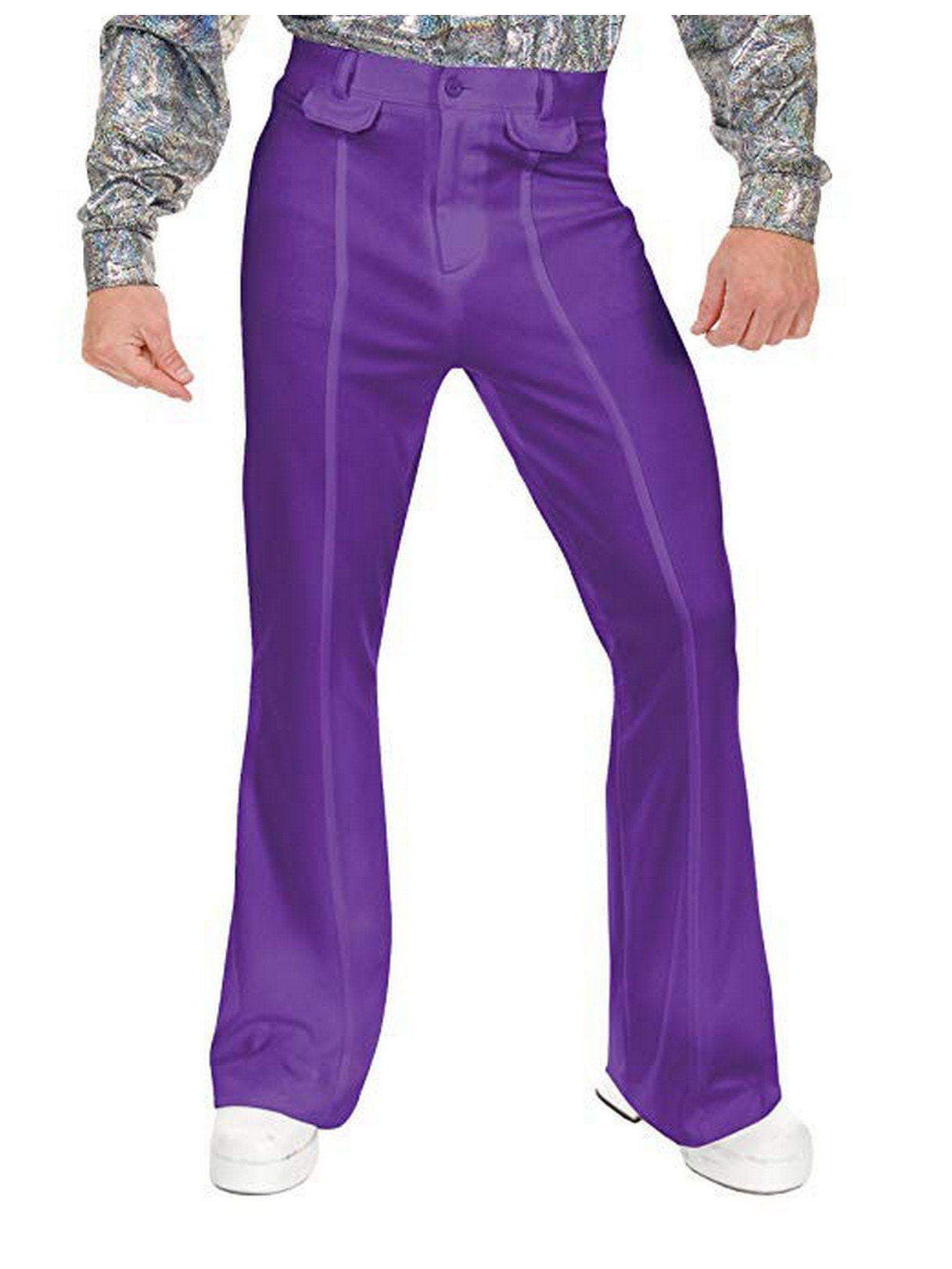 Adult Disco Pants Purple Costume - costumes.com