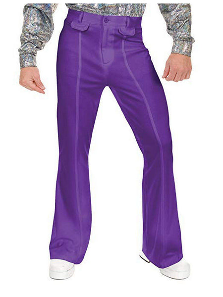 Adult Disco Pants Purple Costume