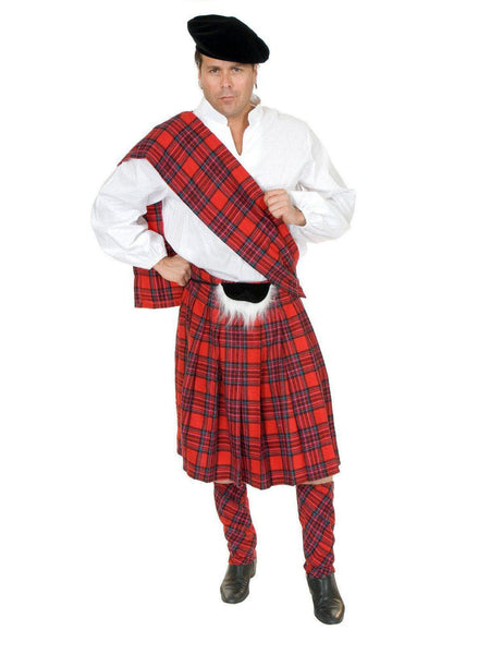 Adult Scottish Kilt Costume