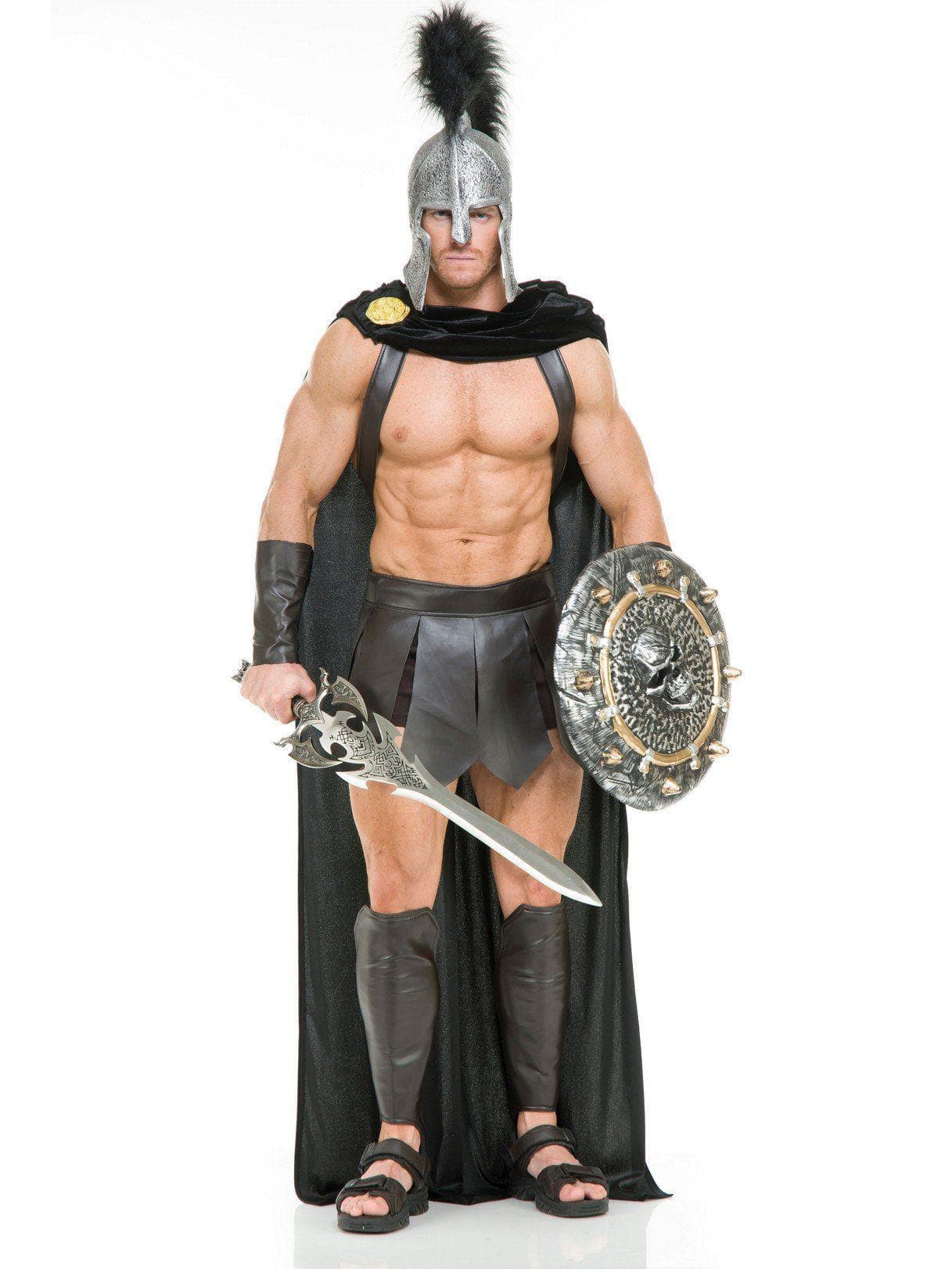 Adult Spartan Warrior w/Accessories Costume - costumes.com