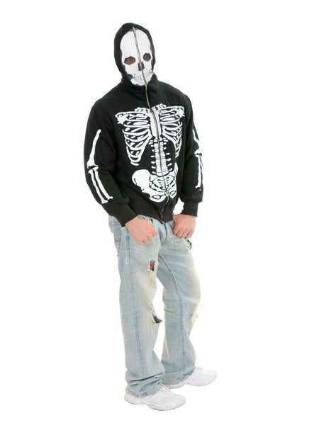 Adult Skeleton Hoodie Costume