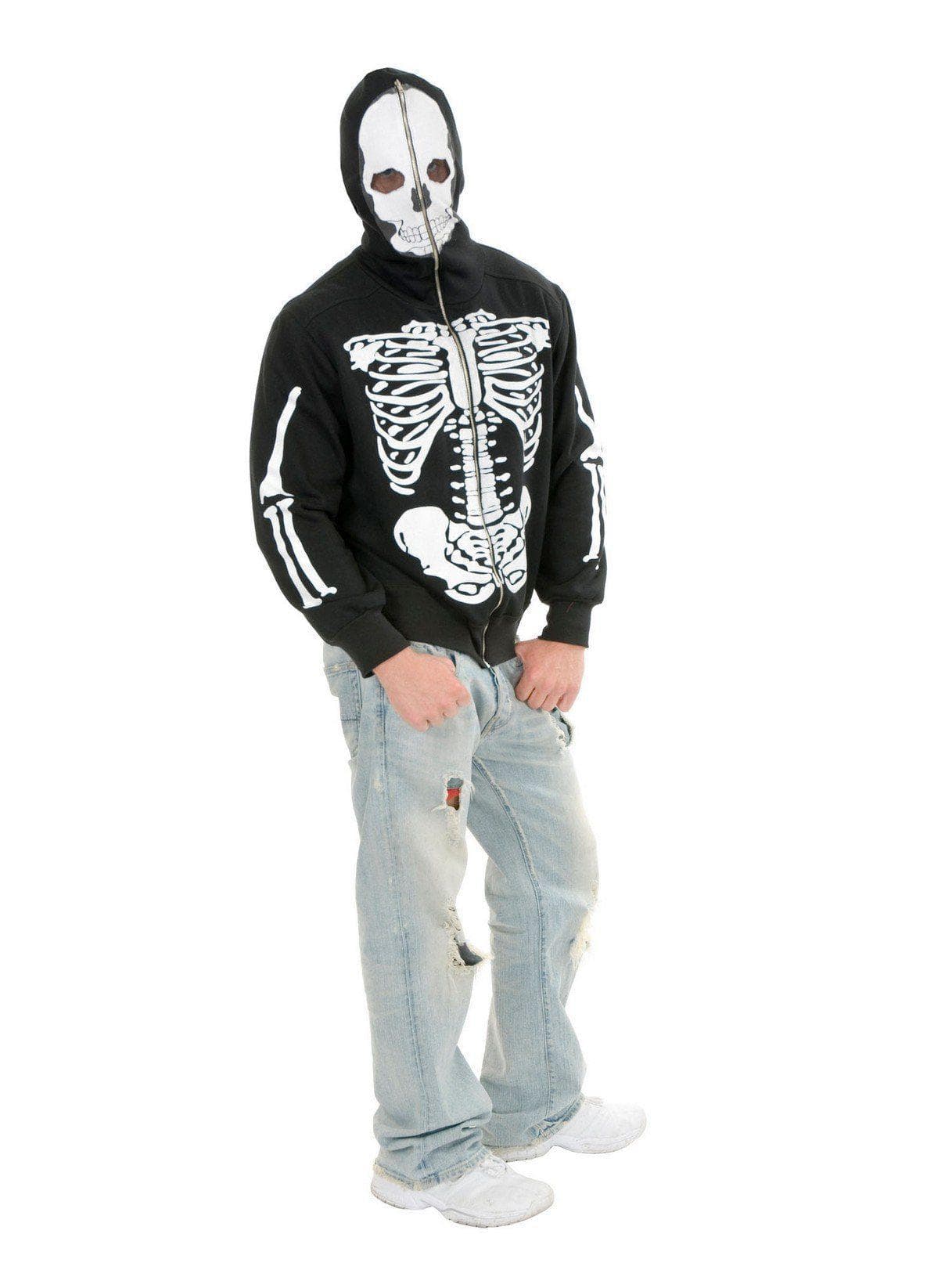 Adult Skeleton Hoodie Costume - costumes.com