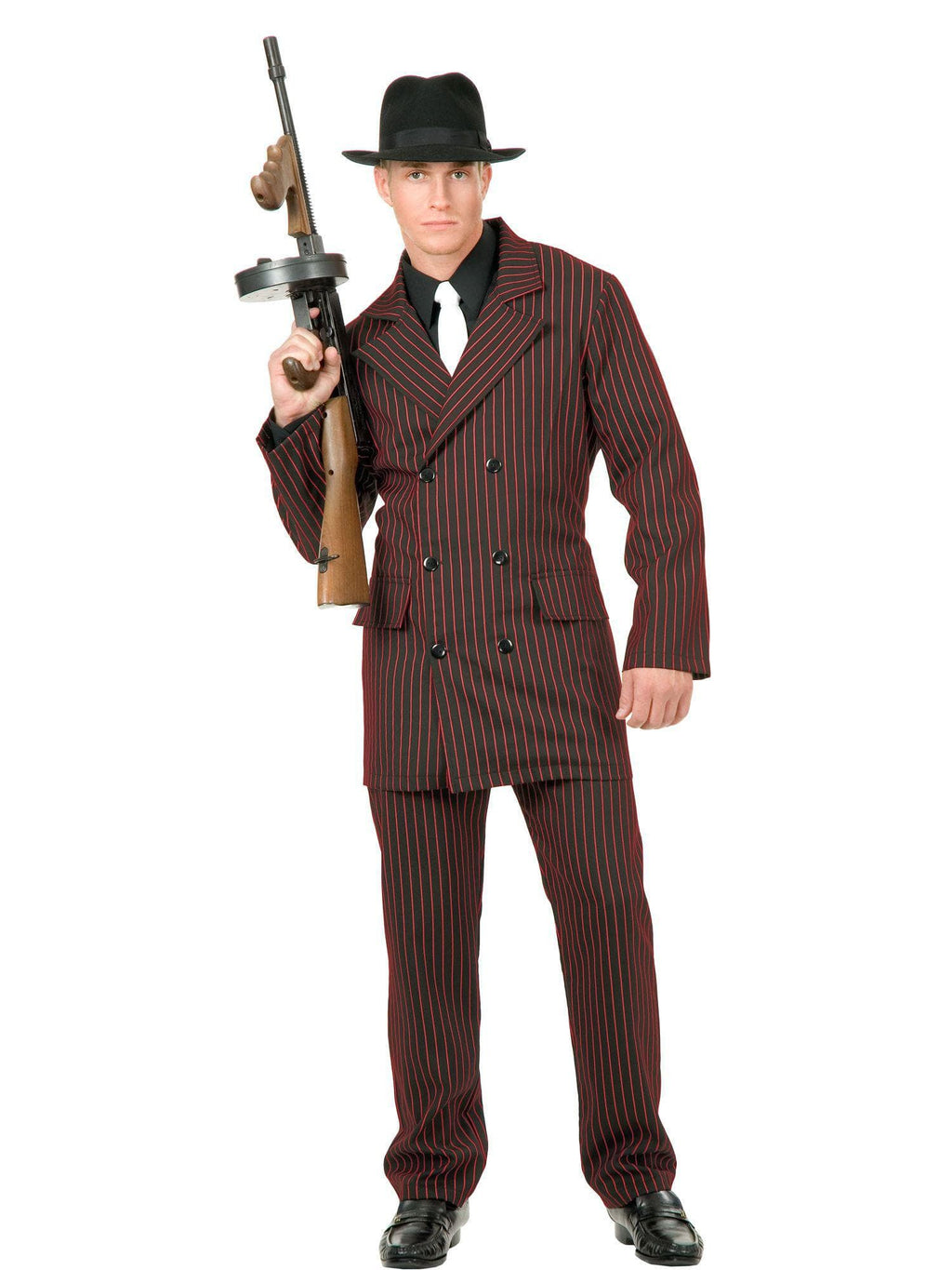 Adult Gangster 6 Button Double Breasted Suit Costume