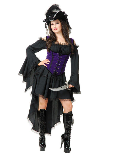 Adult Black Pearl Pirate Lady Costume