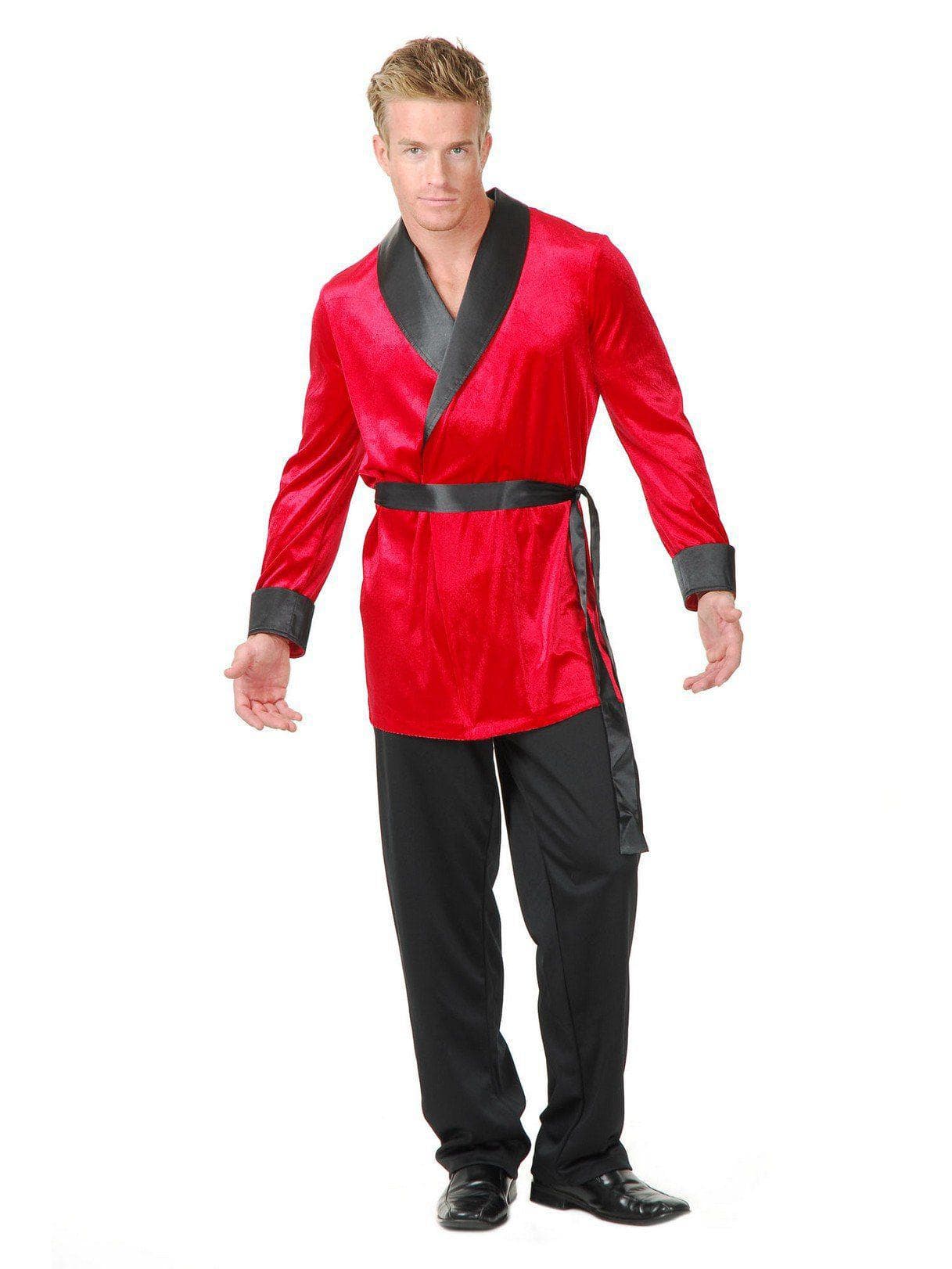 Adult Velvet Smoking Jacket Costume - costumes.com